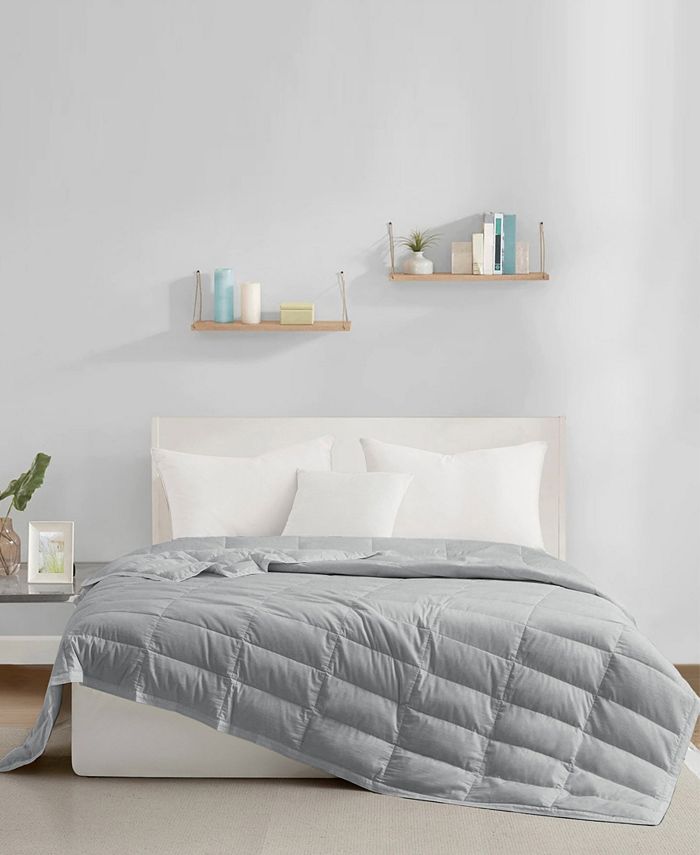 UNIKOME Cooling Lyocell Ultra Lightweight Down Blanket, Full/Queen Macy's