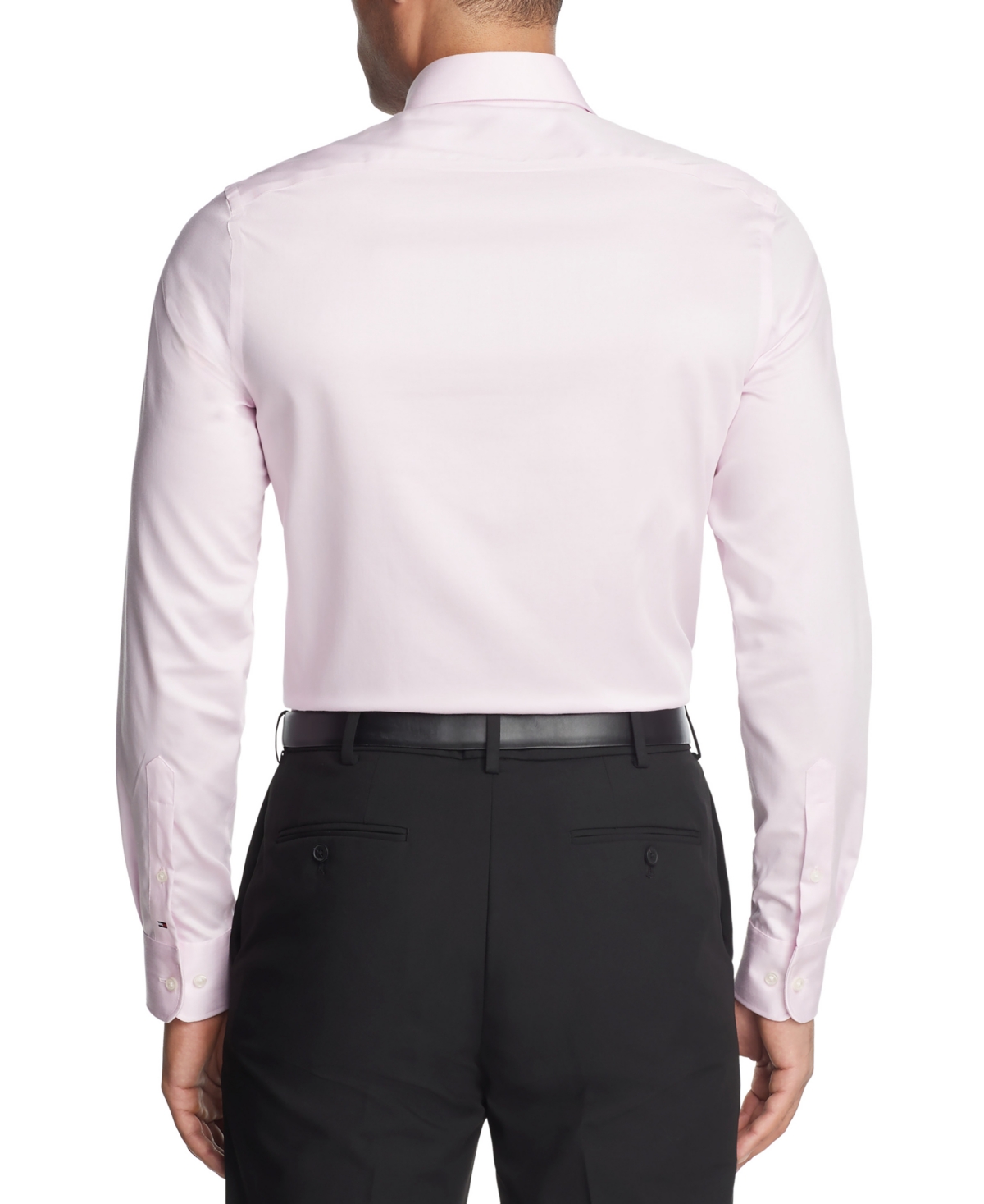 Tommy Hilfiger Men's Regular Fit Th Flex Essentials Wrinkle Free Stretch Dress Shirt