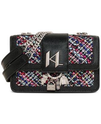 KARL LAGERFELD PARIS - Corinne Tweed Shoulder Bag