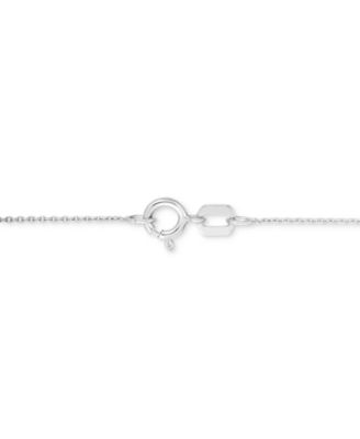 Diamond Princess 18" Pendant Necklace (1/2 ct. t.w.) in 14k White, Yellow, or Rose Gold