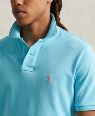 Men's Custom Slim Fit  Mesh Polo
