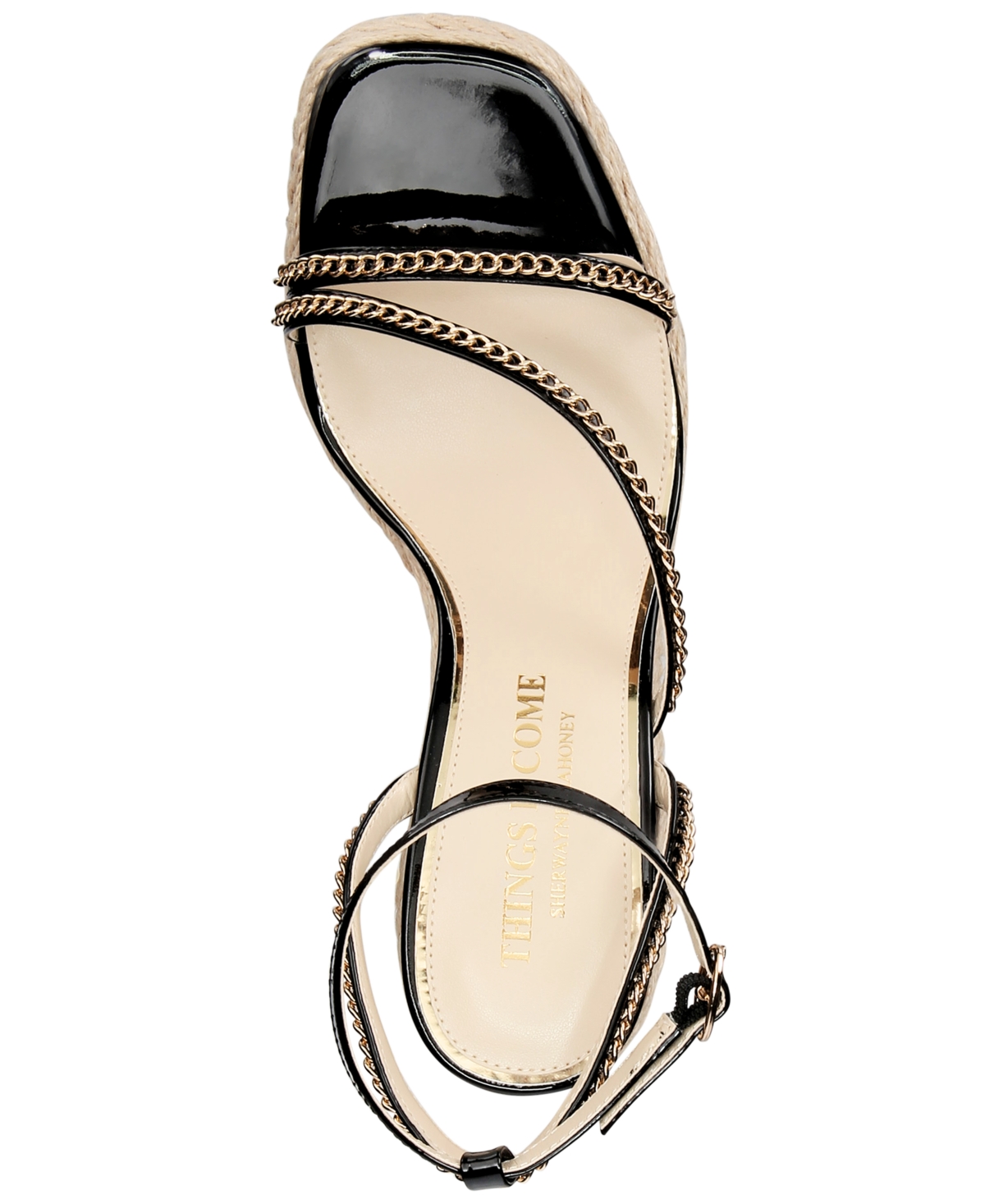 Shop Things Ii Come Women's Dina Luxurious Asymmetrical Espadrille Wedge Sandals In Bone