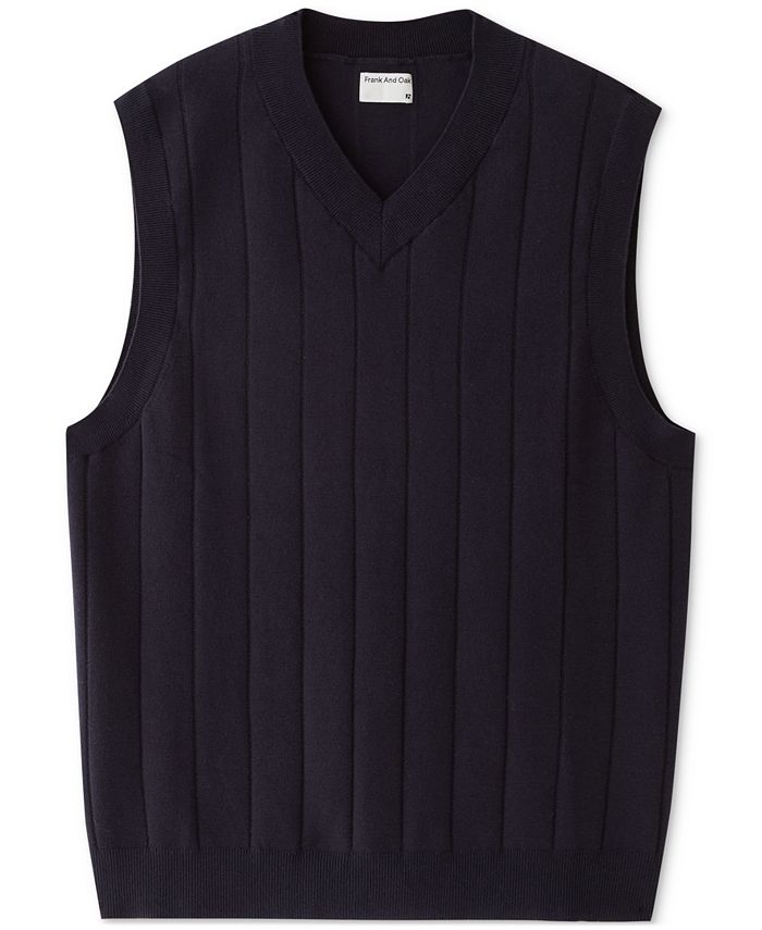 Frank And Oak Men's Cotton VNeck Sweater Vest Macy's