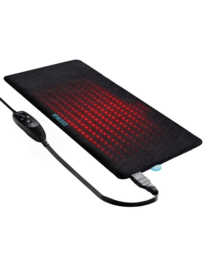 Homedics Weighted Integrated Gel Heating Pad, 12" x 24" Macy's