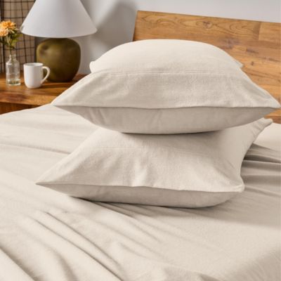 Cotton Flannel Pillowcase Set 2 Pack Standard Size