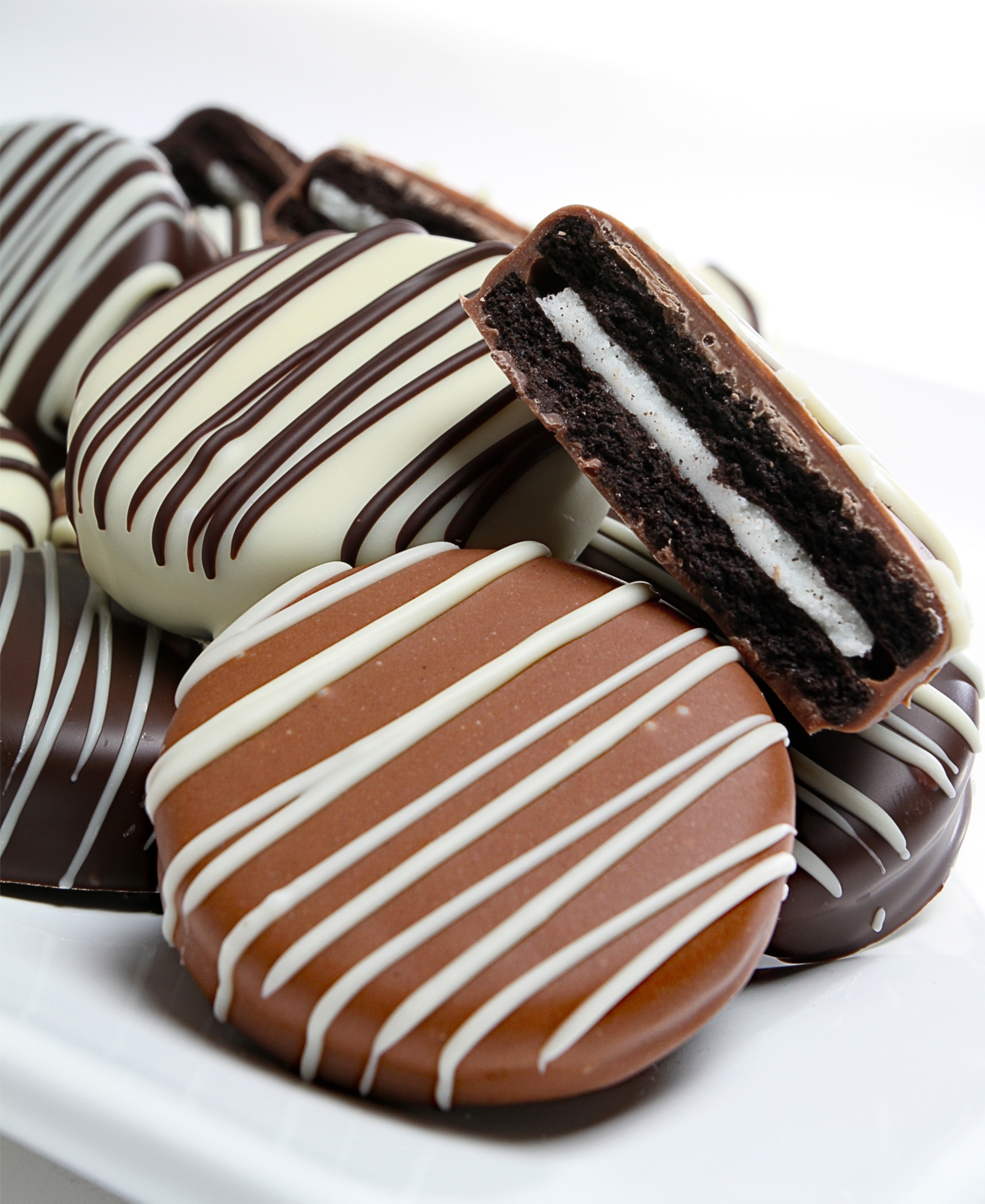 Shop Chocolate Covered Company Classic Belgian Chocolate Covered Oreo Cookies In No Color