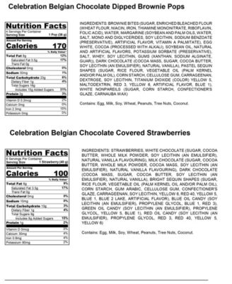 Celebration Belgian Chocolate Covered Strawberries and Brownie Pops - 10 Pc