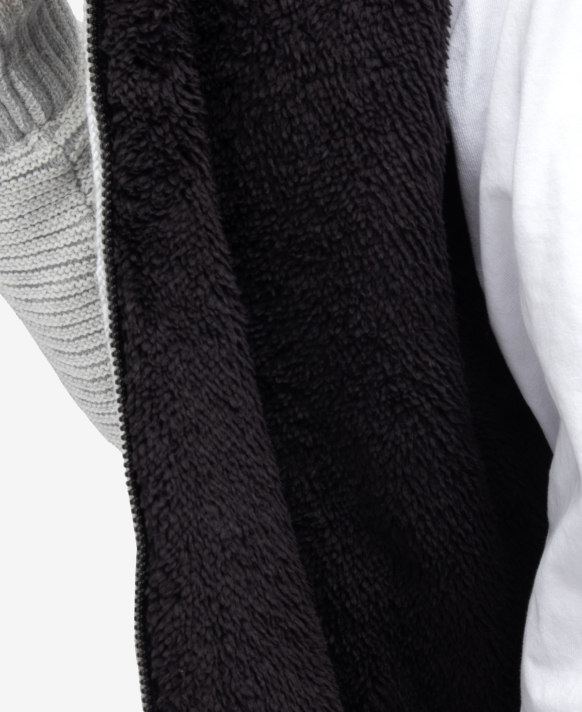 X-Ray Men's Full-Zip High Neck Sweater Jacket