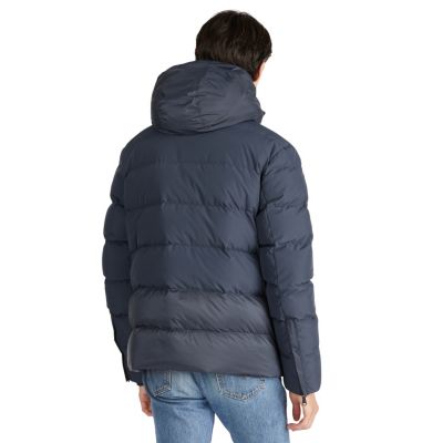 Men's Valby Quilted Mixed Media Puffer Jacket