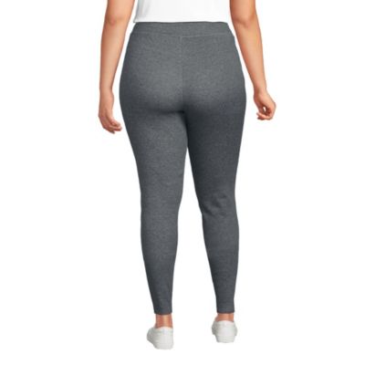 Women's Plus Size High Rise Serious Sweats Fleece Lined Pocket Leggings