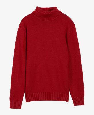 Boy's Basic Turtleneck Sweater