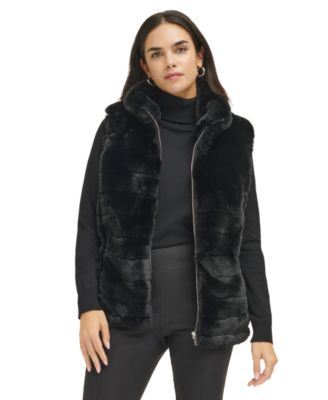 Faux factory Fur Vest wonens