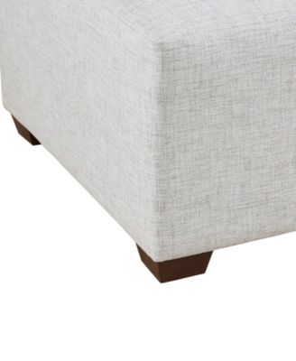 30" Molly Wide Fabric Modular Ottoman
