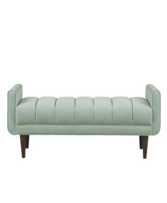 48" Linea Wide Fabric Upholstered Modern Accent Bench