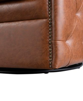 Capstone Swivel Tufted Chair
