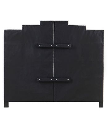 Martha Stewart Collection 78" Hamilton Wide Fabric Channel Tufted King ...