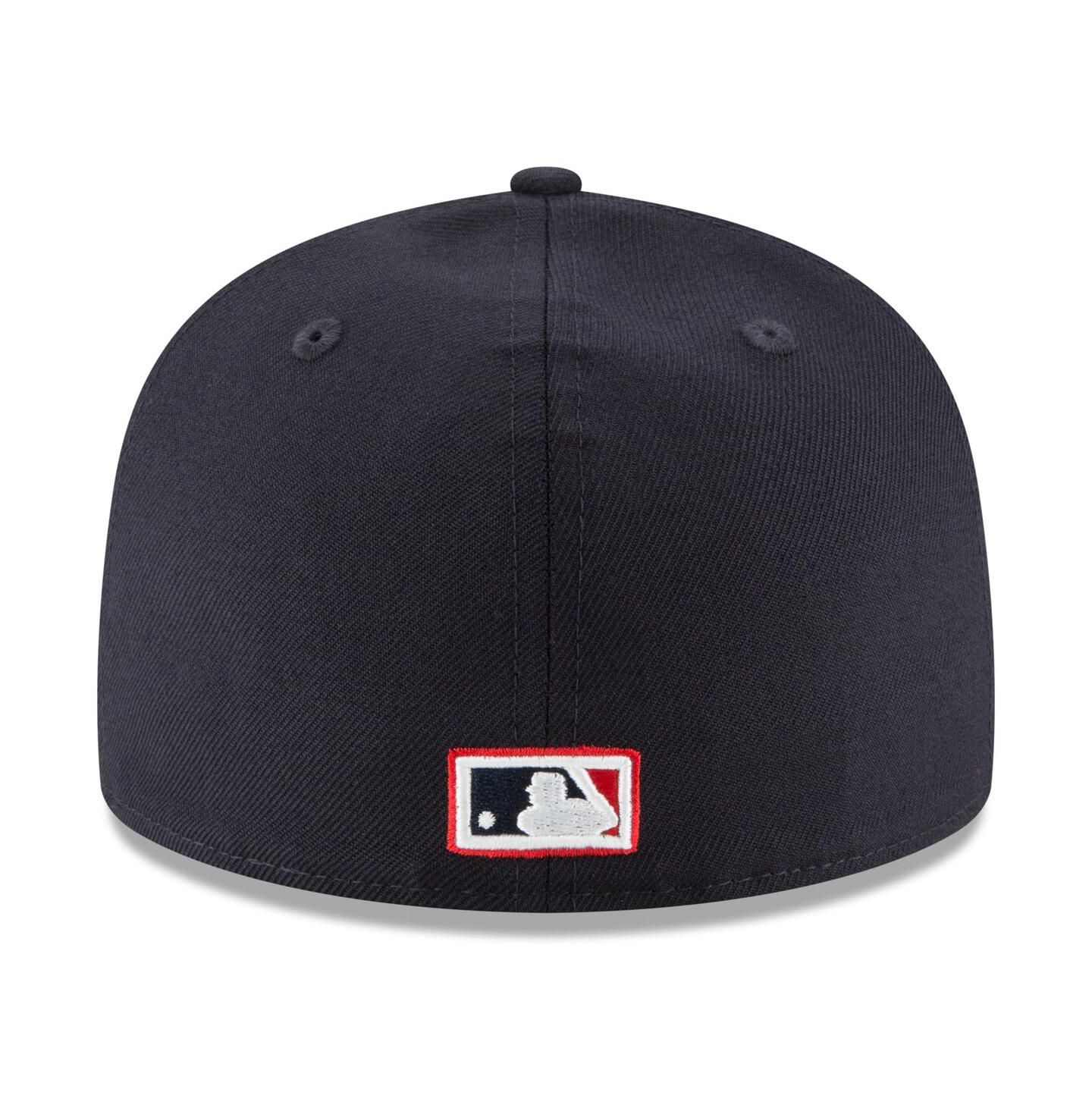 Мужская кепка New Era Navy Minnesota Twins Cooperstown Collection Wool 59FIFTY Fitted Hat — фото 4