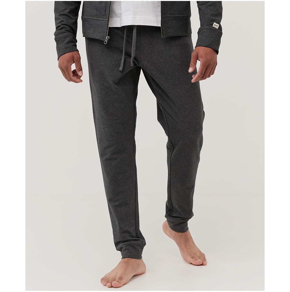 Organic Cotton Stretch French Terry Jogger - Ivy