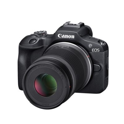 Canon EOS R100 Mirrorless Camera with 18-45mm and 55-210mm Lenses