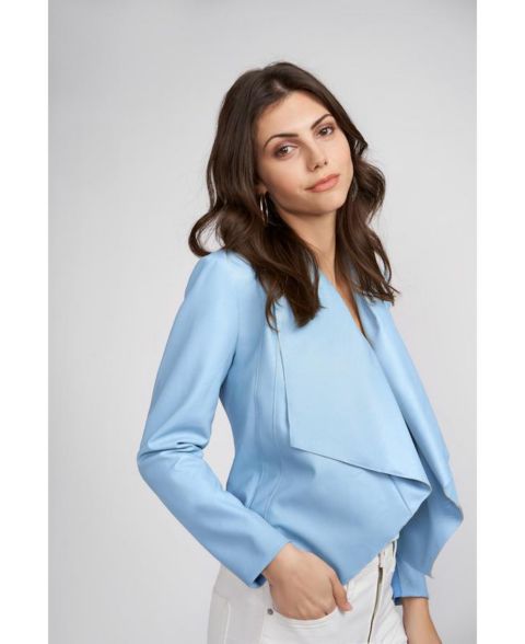 Женские куртки Caldwell Collection Women's Lauren Faux Leather Cropped Jacket