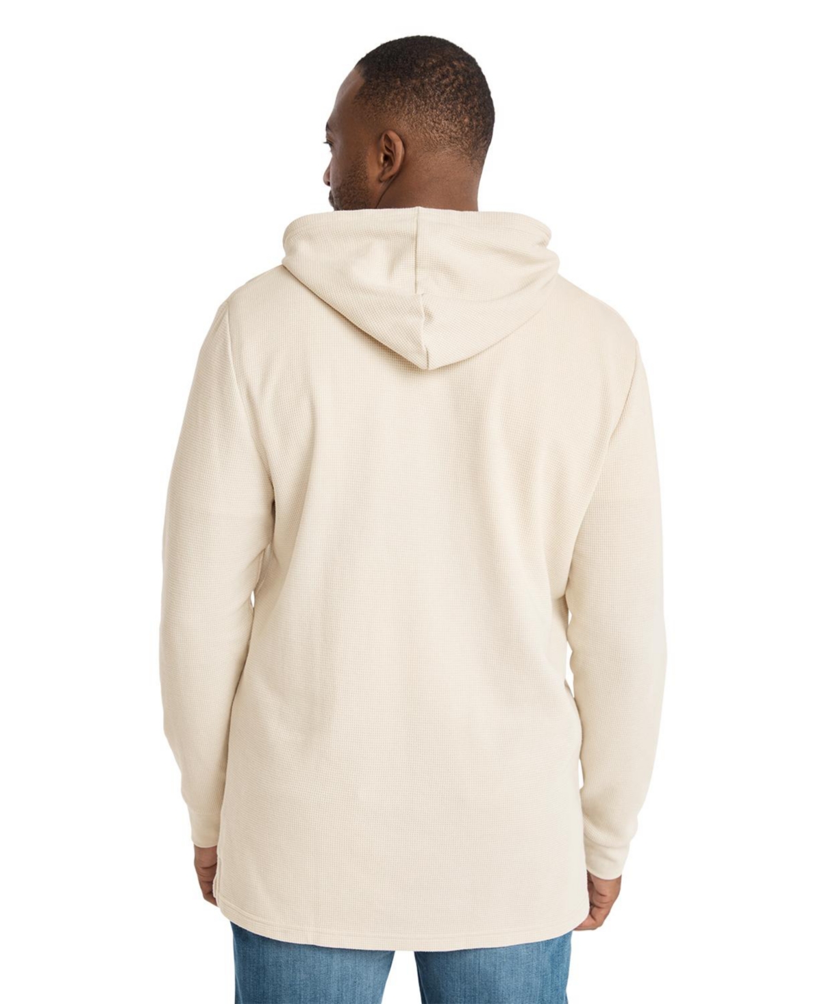 Johnny Bigg Men's Waffle Hooded Long Sleeve Sweatshirt