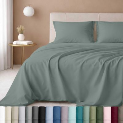 5-Star Luxury 600 Thread Count Cotton Sateen 4 Piece Sheet Set, California King