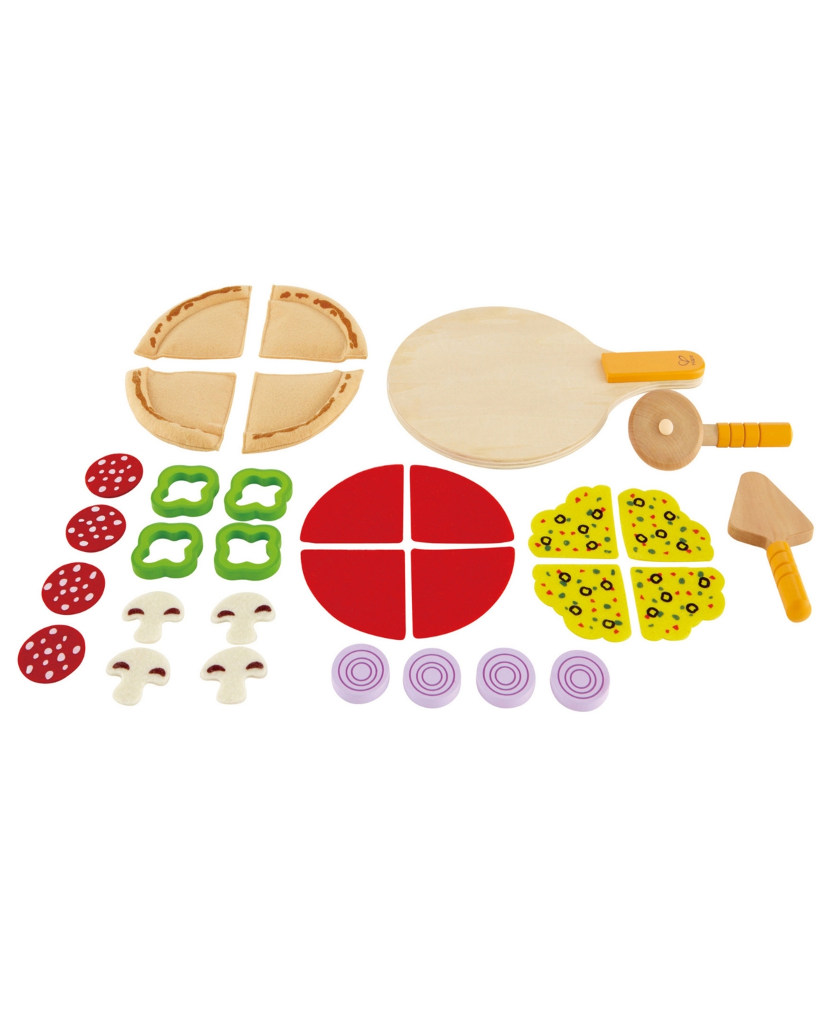 Shop Hape Homemade Pizza Kitchen Food Playset In Multi