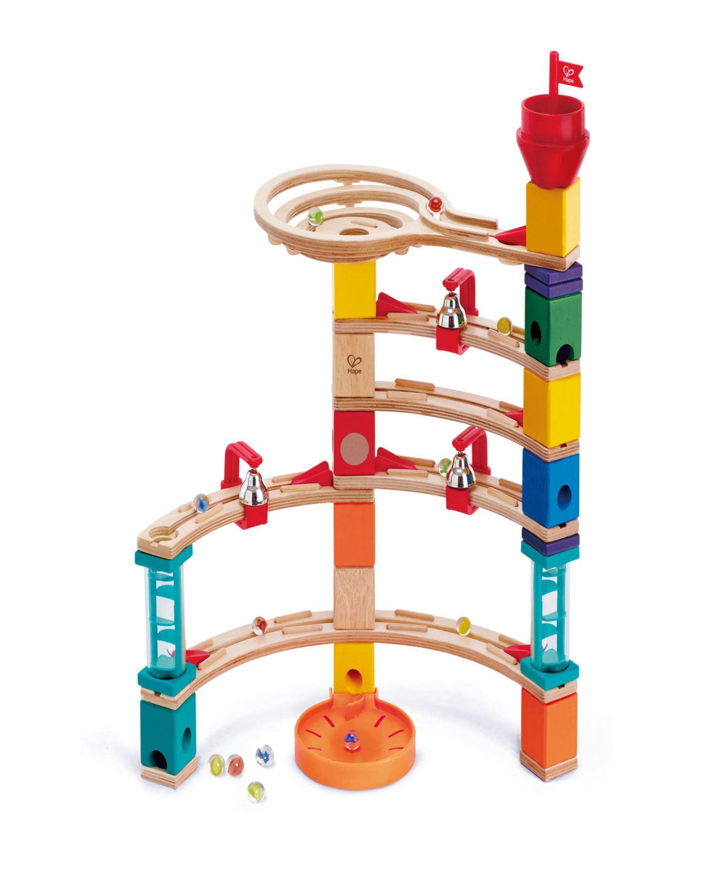 Детский конструктор Hape Castle Escape Quadrilla Marble Run Construction — фото 2
