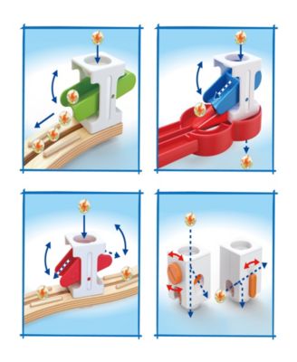 Super Spiral Quadrilla Marble Run Construction