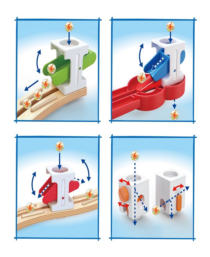 Hape Super Spiral Quadrilla Marble Run Construction Macy's