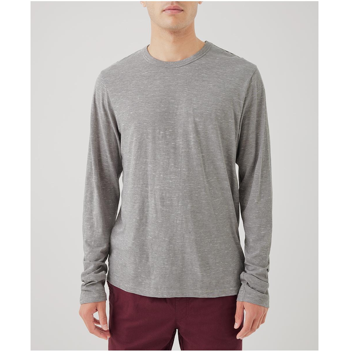 Organic Cotton The Mix Long Sleeve Crew Tee