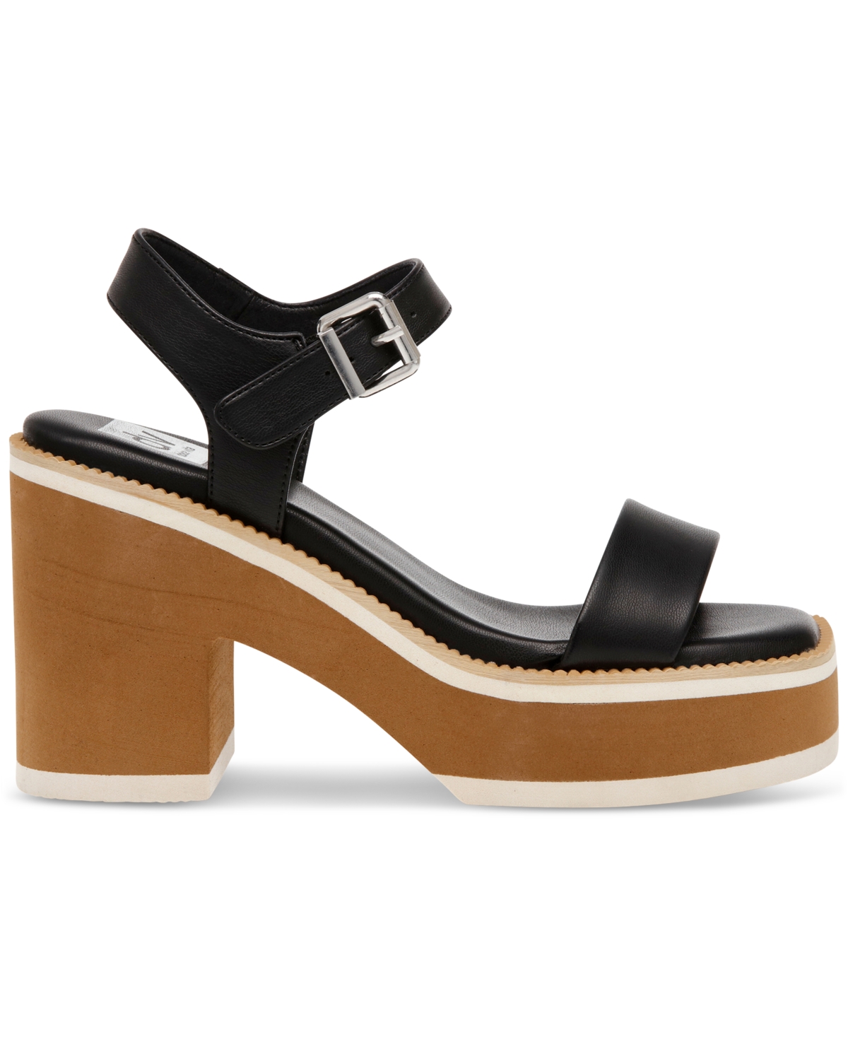 Shop Dv Dolce Vita Women's Nelson Platform Block-heel Sandals In Black