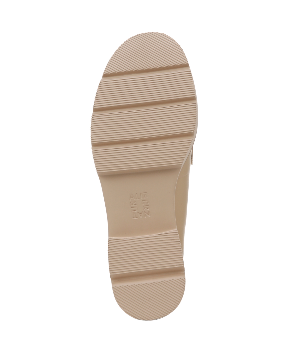 Naturalizer Desi Lug Sole Loafers -White Leather