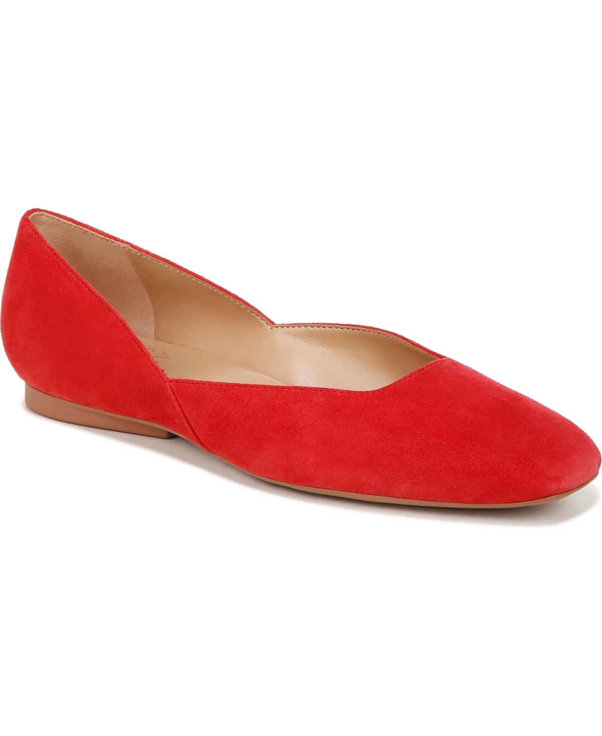 Shop Naturalizer Cody Ballet Flats In Crantini Red Suede