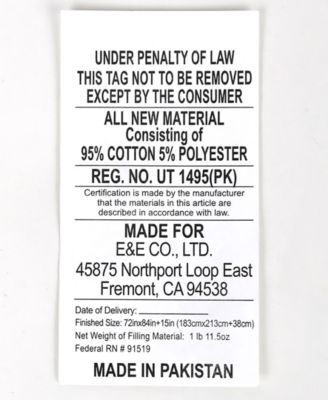 All Natural Cotton Percale Quilted Mattress Pad, California King