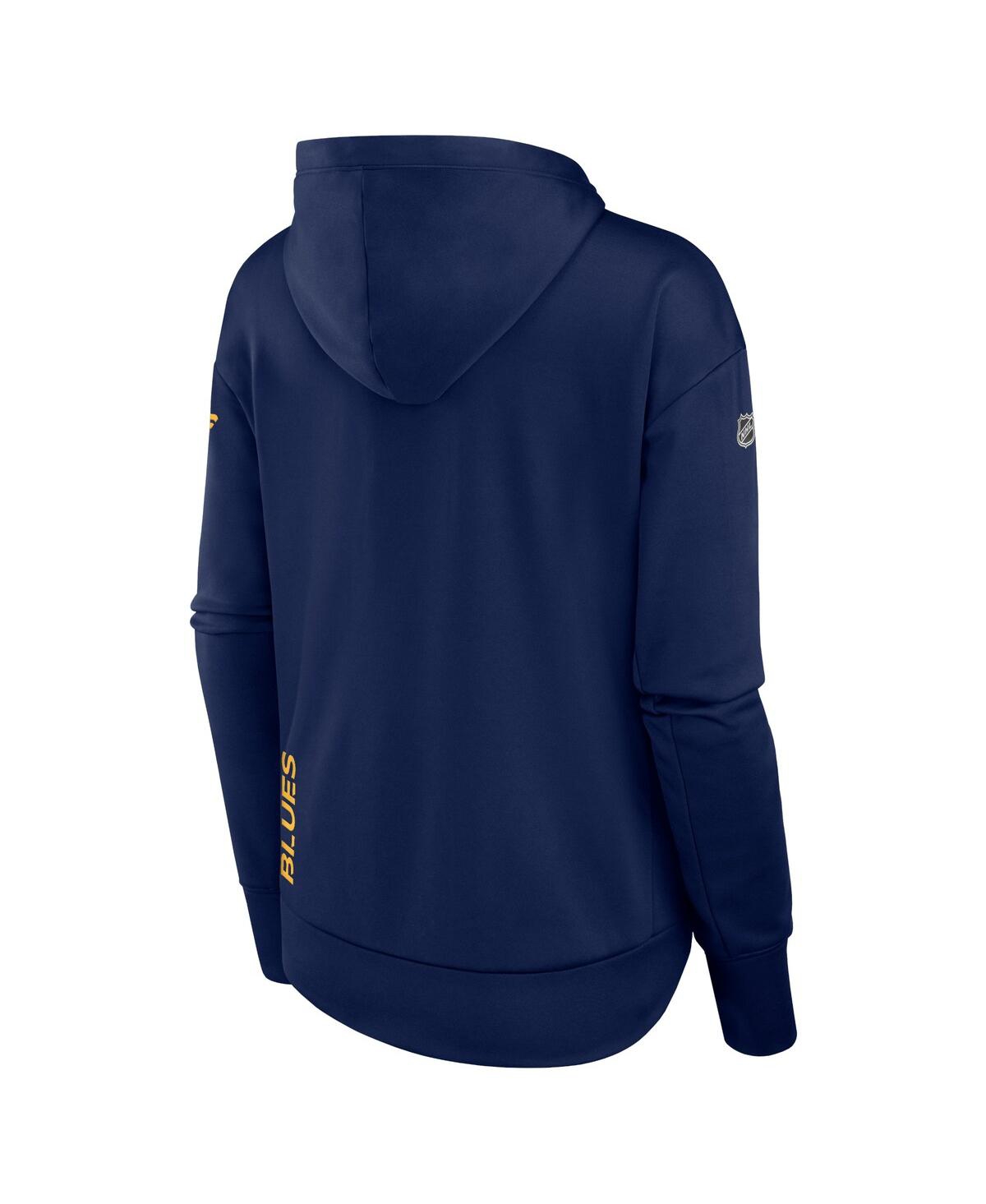 Women's FanaticsSt. Louis Blues Authentic Pro Scuba Full-Zip Hoodie - Navy