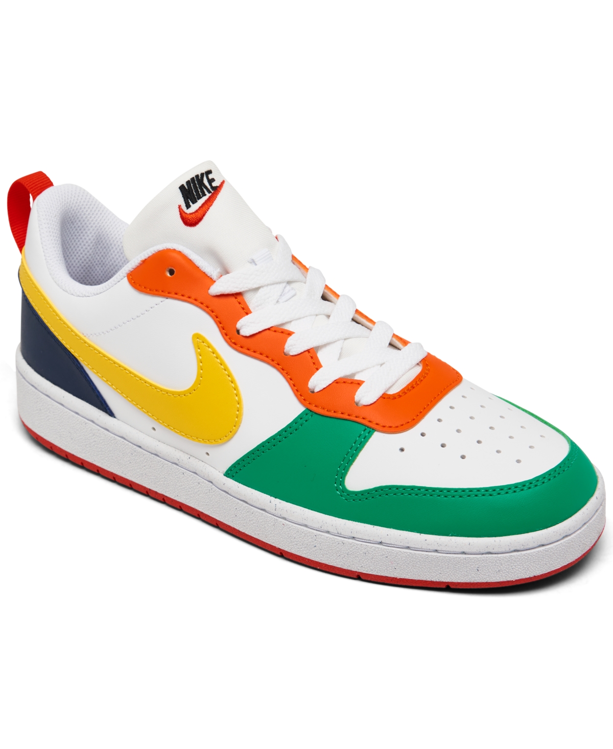 Nike Big Kids Court Borough Low Recraft Casual Sneakers From Finish Line In Multicolor