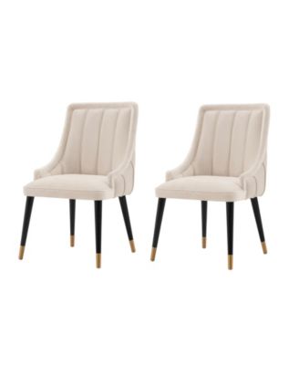 Eda 2-Piece Upholstered Dining Chair Set