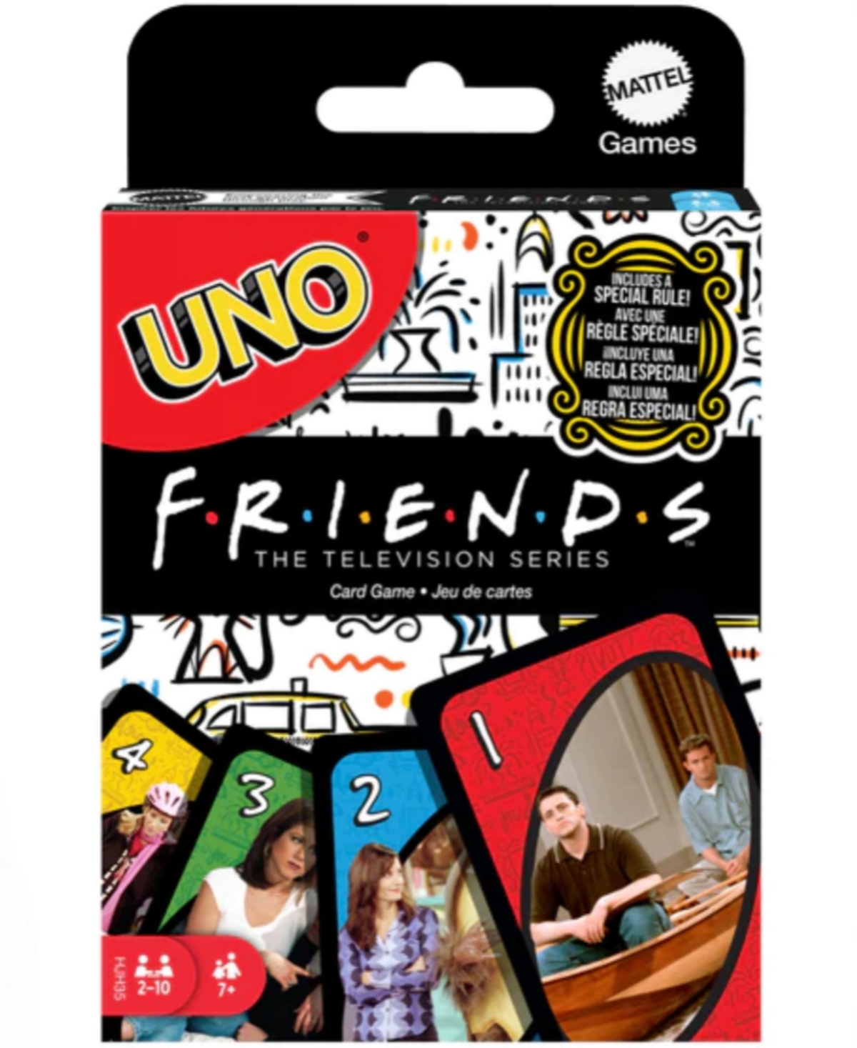 Mattel - Tv Show Friends Uno Card Family Game Night In Multi