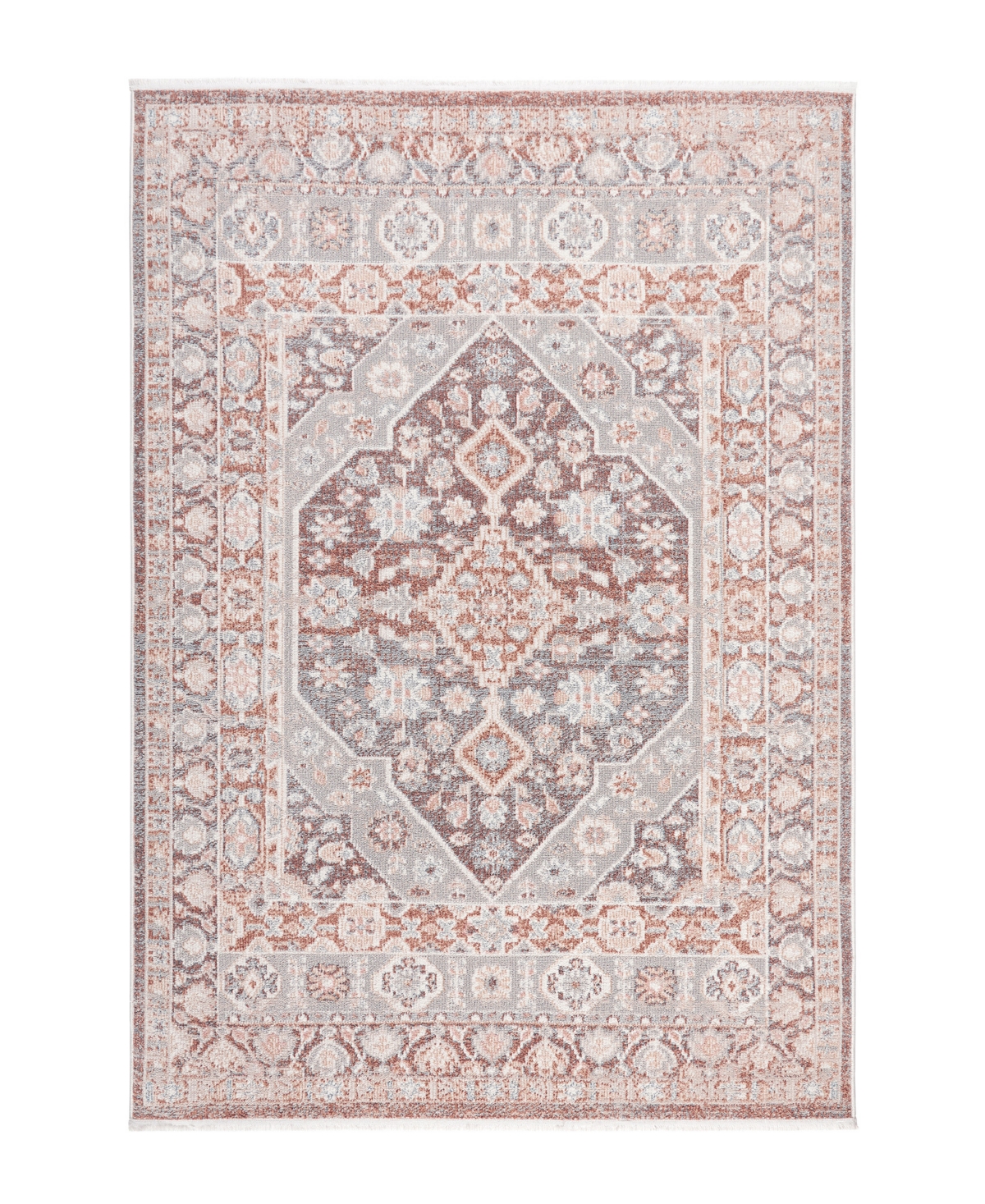 Town & Country Living Everyday Rein Everwash 17 5'2" X 7'2" Area Rug In Brown,gray