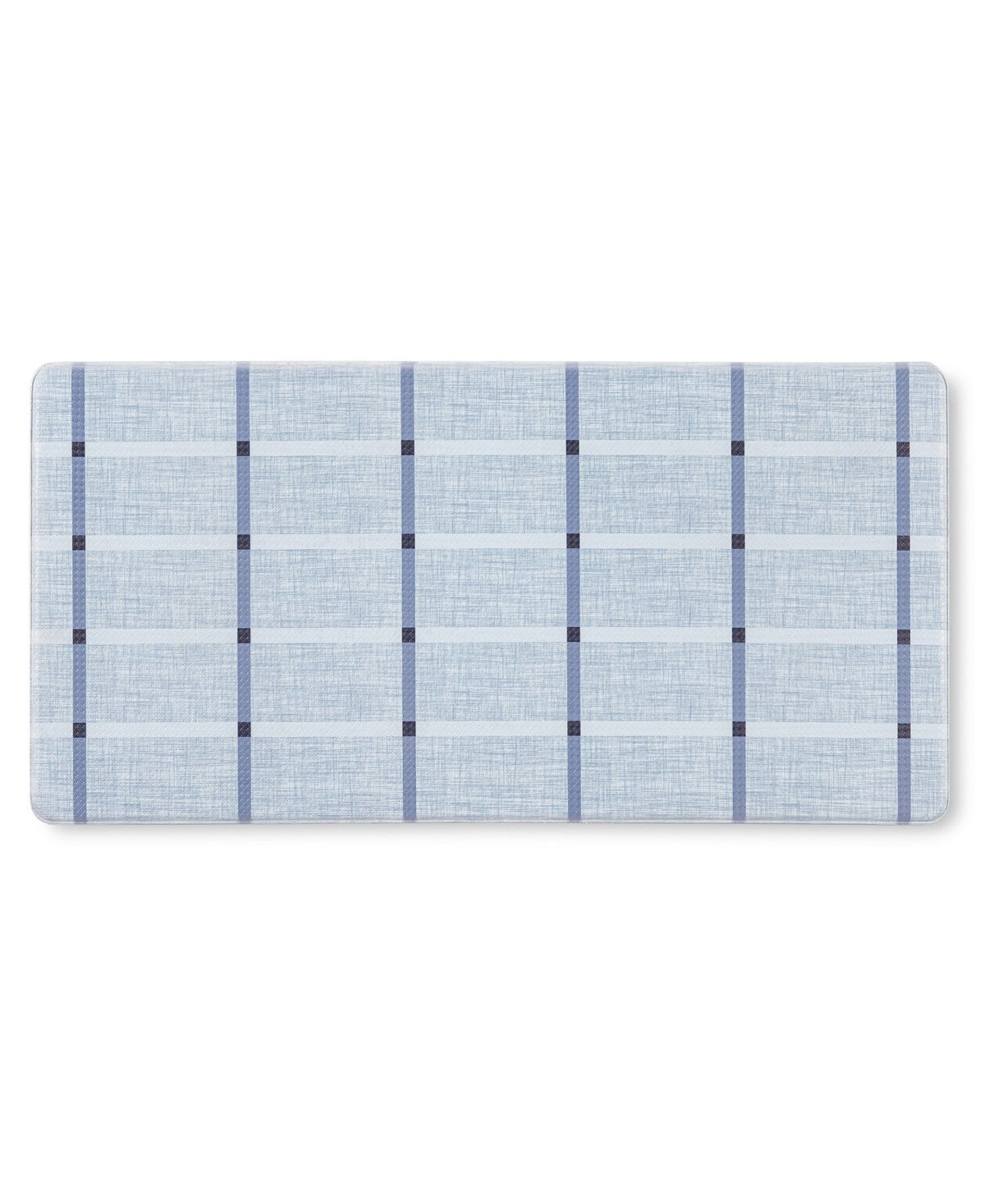 Town & Country Living Basics Comfort Plus Kitchen Mat E004 1'6" X 3'3" Area Rug In Blue