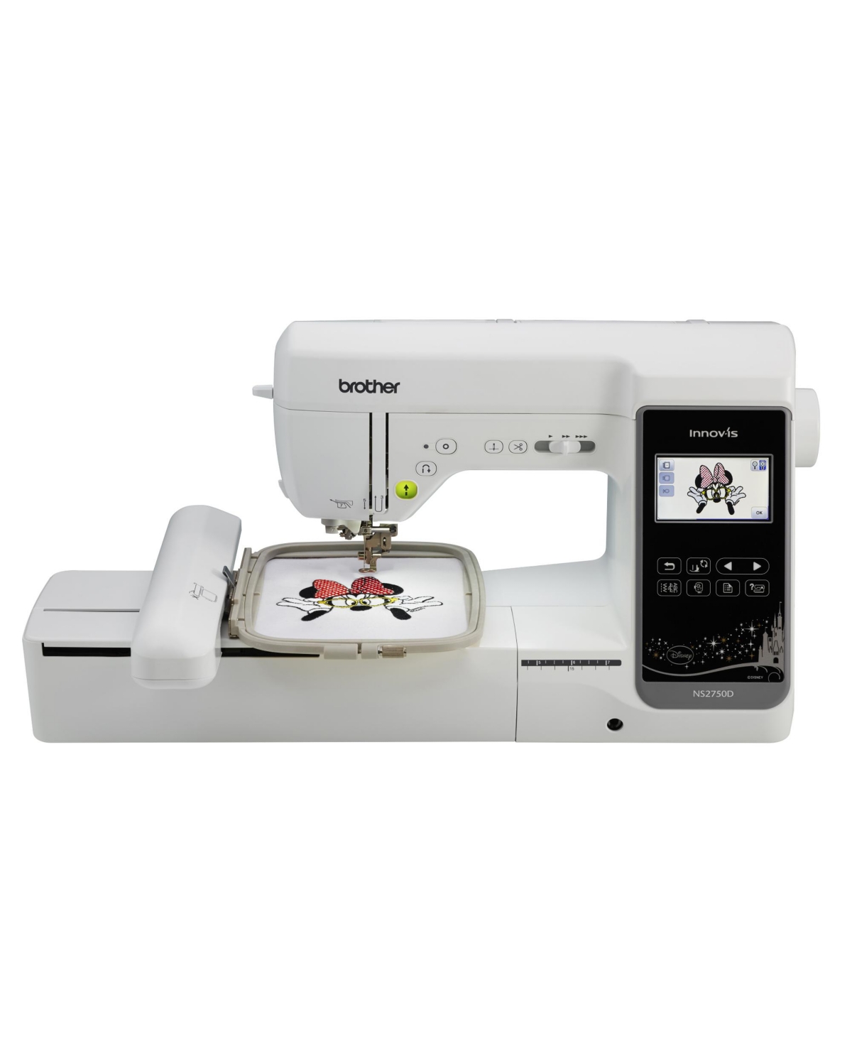 NS2750D 5" x 7" Computerized Sewing & Embroidery Machine with Disney Designs - White