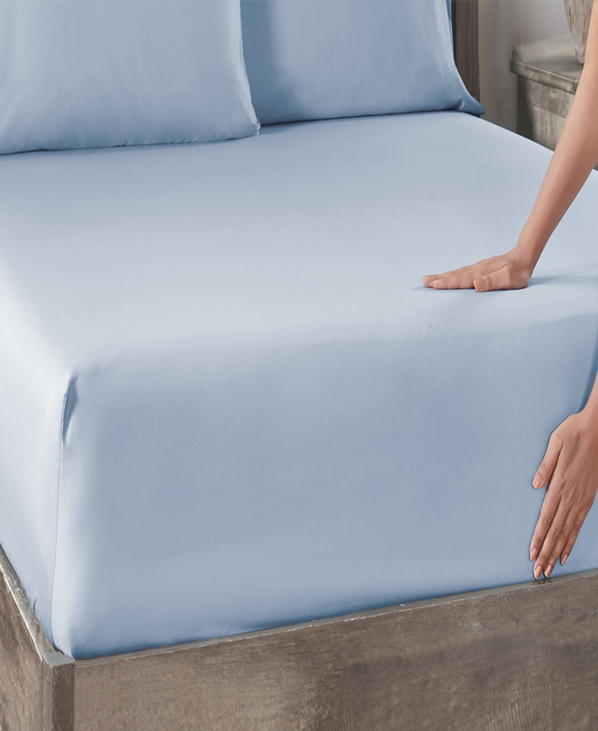 600 Thread Count Fitted Sheet Only - 100% Cotton Sateen