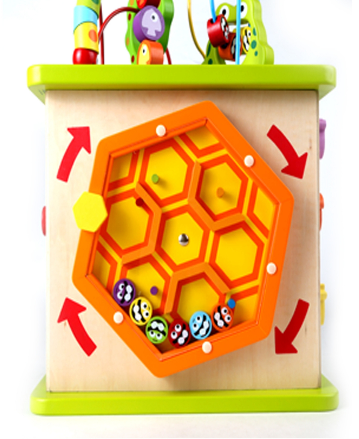Shop Hape Country Critters 5-sided Play Cube Puzzle Toy In Multi