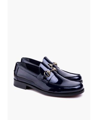 Sepol Men's Ceremony Patent Leather Buckled Loafer - Macy's