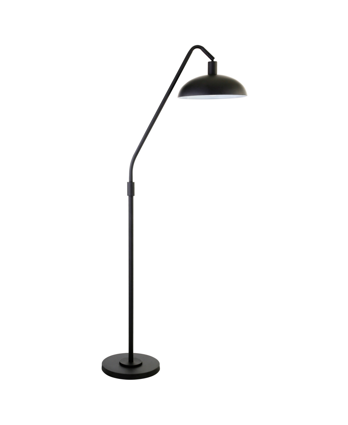 Hudson & Canal Krouse 66.25" Tall Floor Lamp With Metal Shade In Blackened Bronze