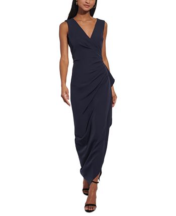 Vince v 2025 neck slit dress