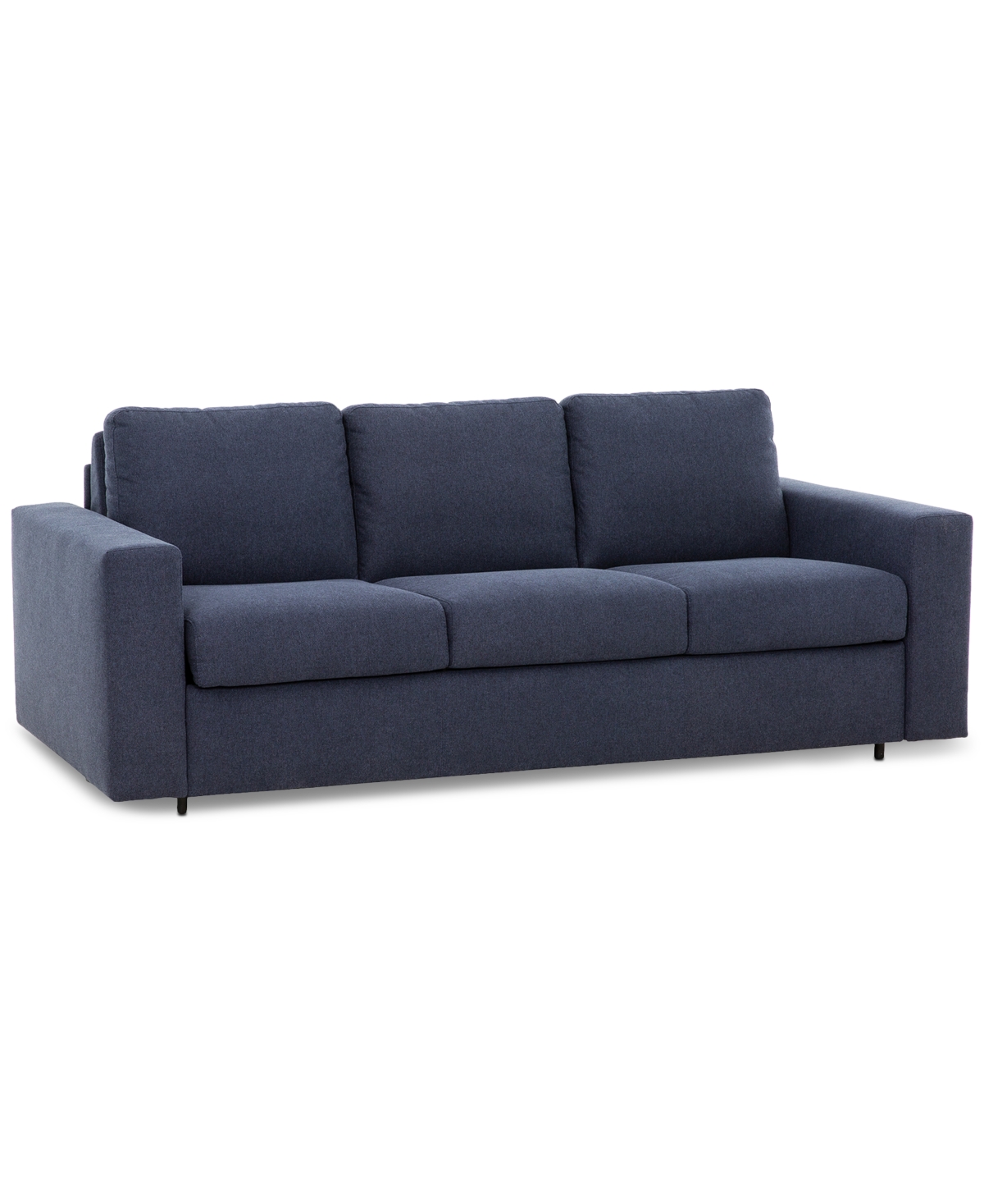 Macy's Giorgio 83" Queen Fabric Stearns & Foster Sleeper Sofa, Created For  In Deep Blue