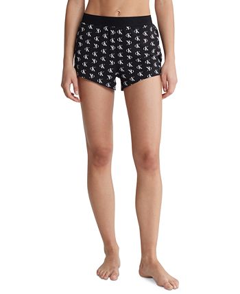 Calvin Klein Women\'s Shorts - Logo QS7183 Macy\'s Sleep Archive