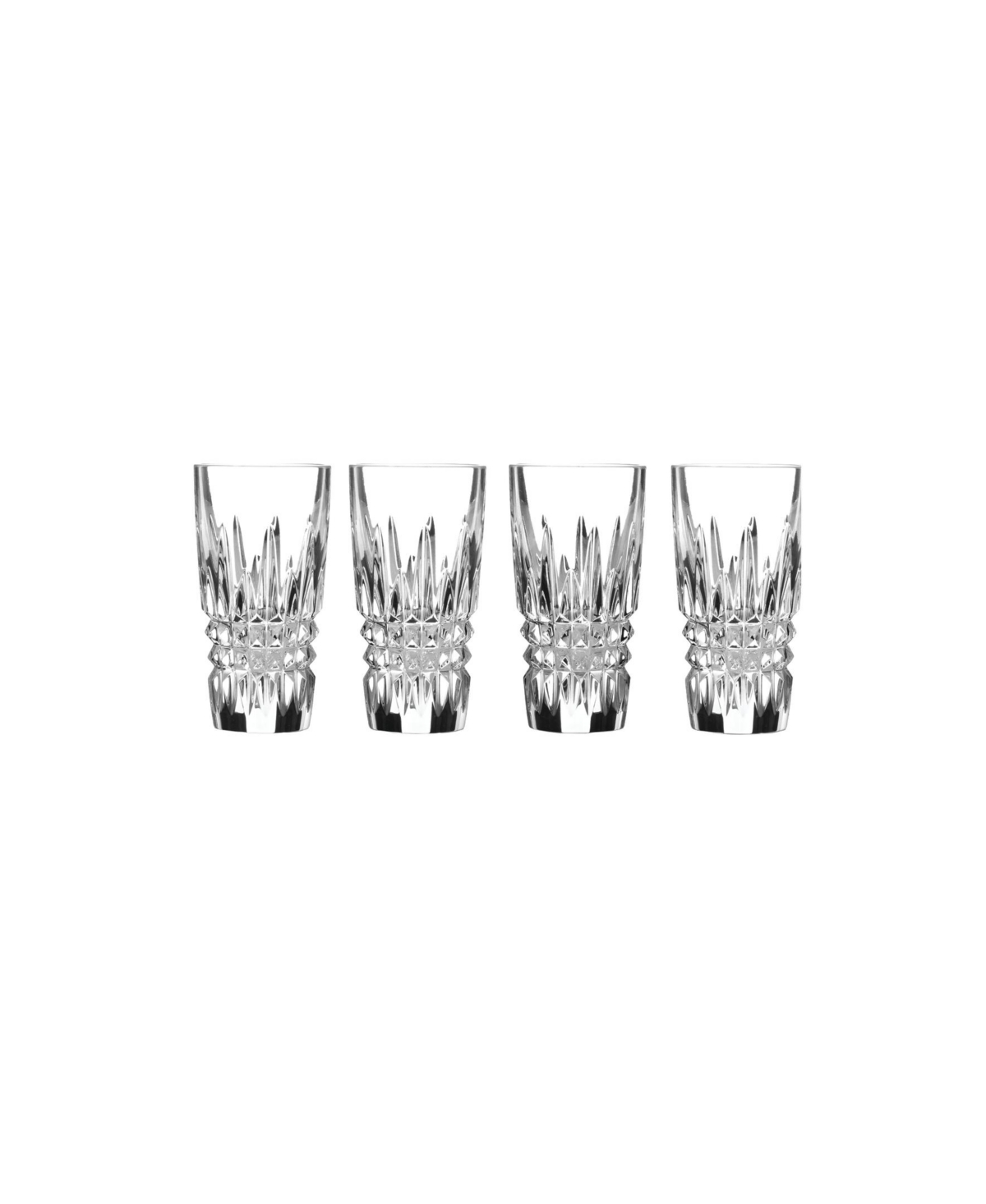 Waterford Lismore Diamond Shot Glass, Set Of 4 In Clear
